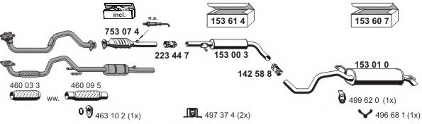 ERNST 070795 Exhaust System